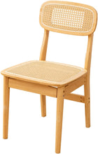 Load image into Gallery viewer, Mid Century Modern Bamboo Chair with Rattan Seat & Cane Back