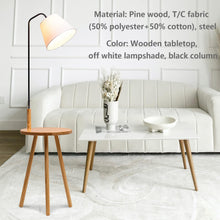 Load image into Gallery viewer, Side Table with Built-In Reading Lamp