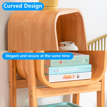 Load image into Gallery viewer, Versatile Bamboo Stackable Nightstand & Bookshelf