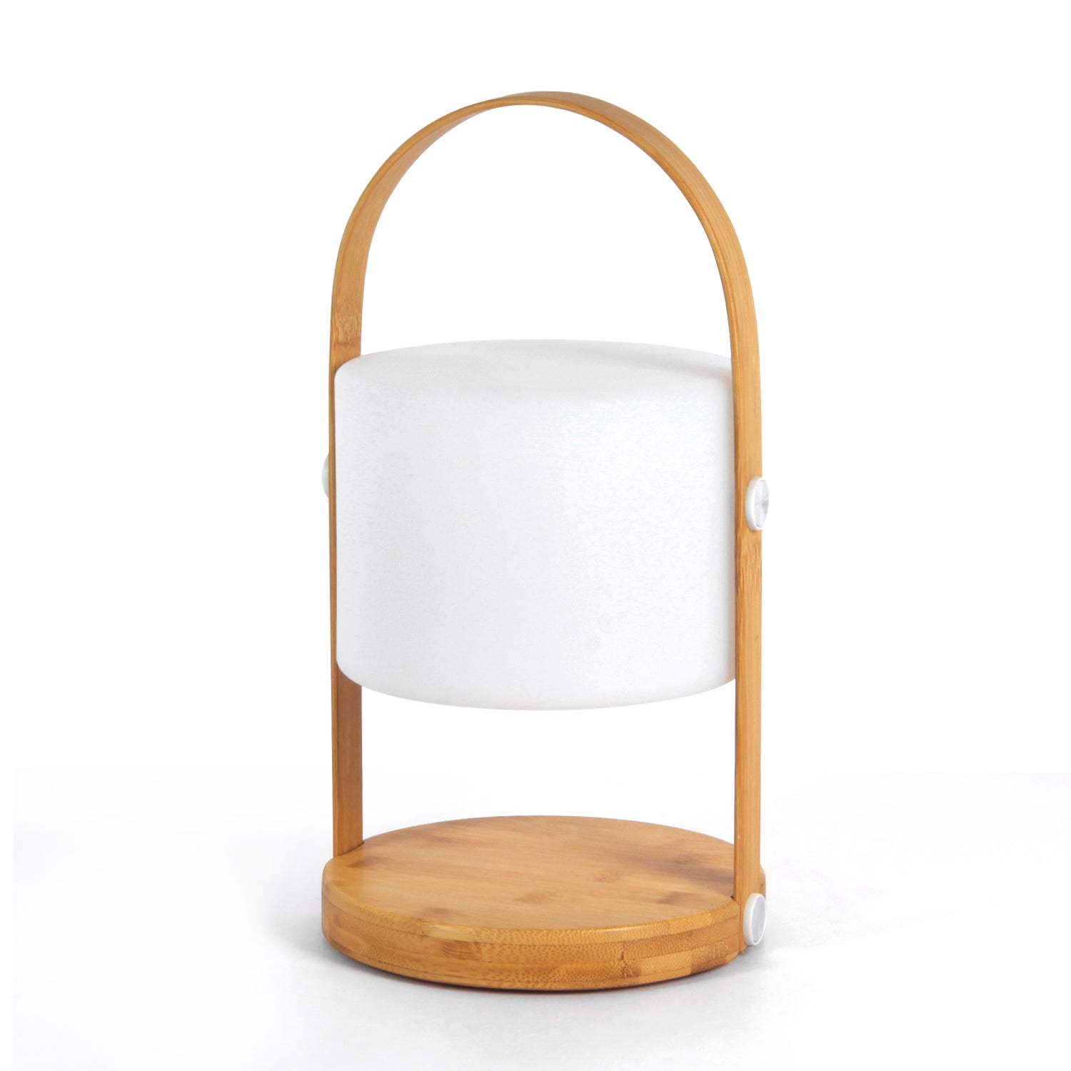 Nordic Arched Bamboo Table Lamp, Portable Bedside Lamp