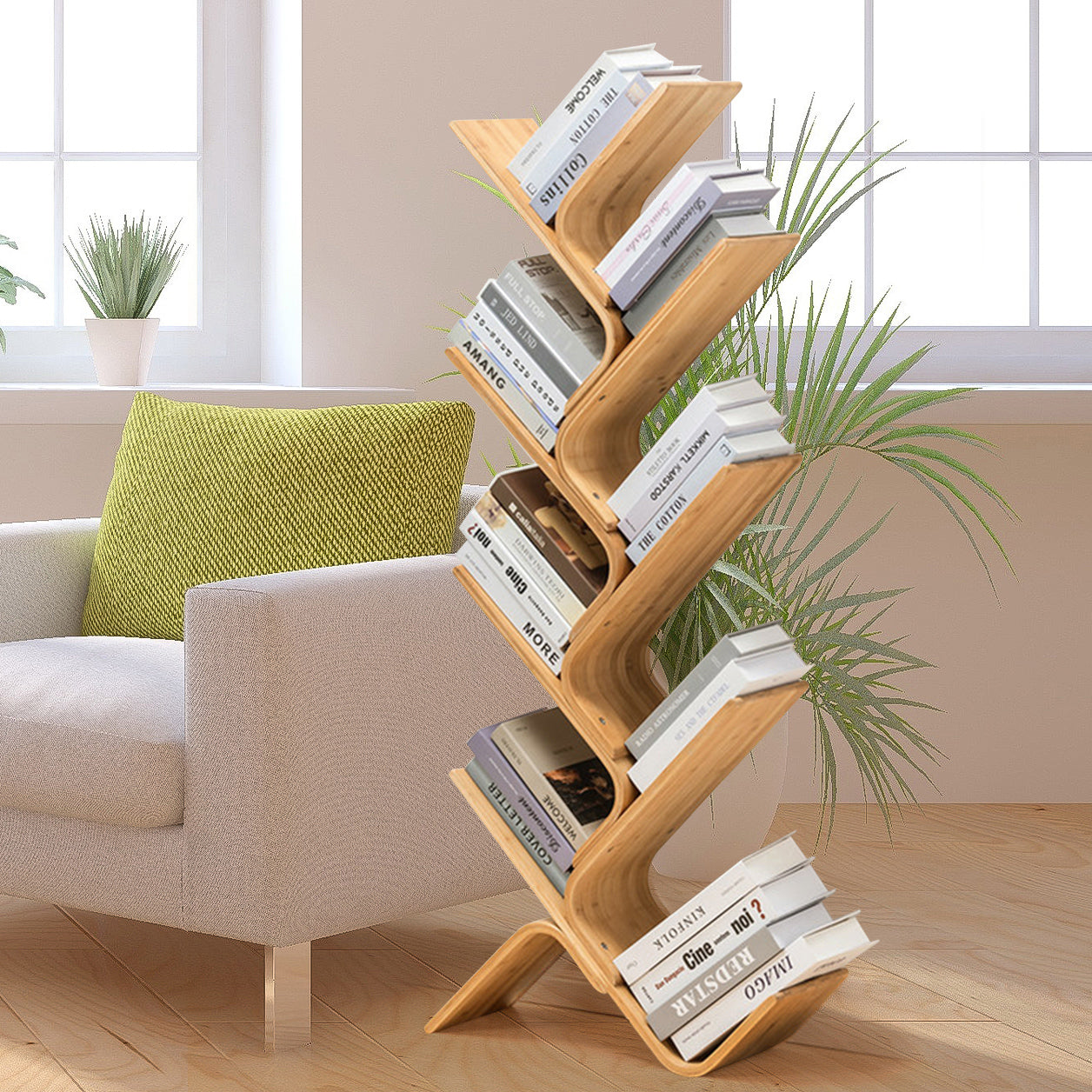 Bamboo Tree Bookshelf
