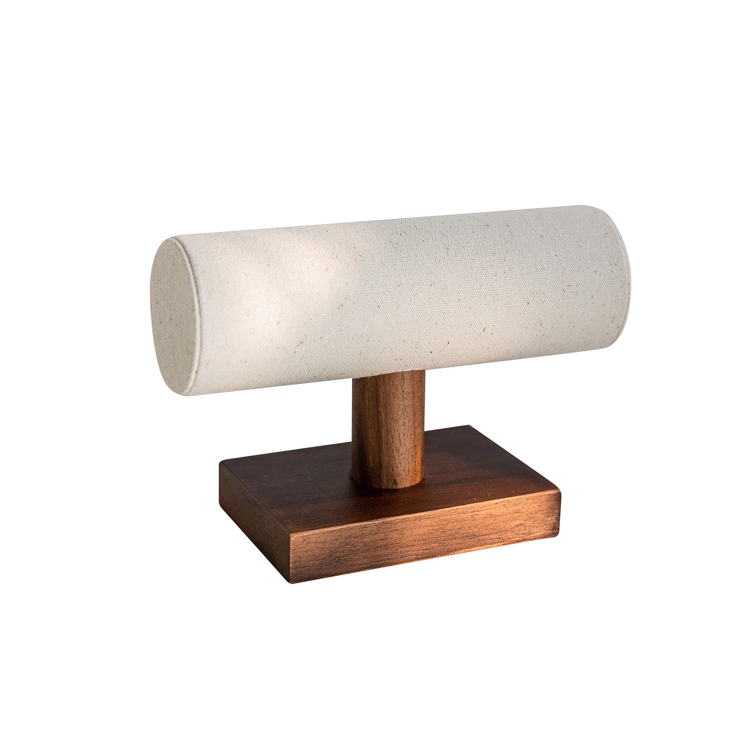 Walnut Wood Bracelet Stand, Natural Wood Display Holder for Bangles & Watches