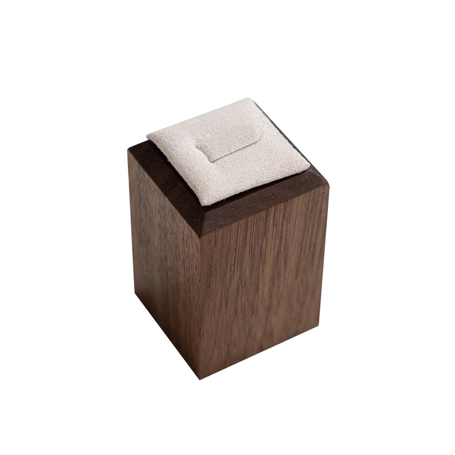 Large Walnut Ring Tray, Natural Wood Jewelry Organizer for Rings & Small Accessories