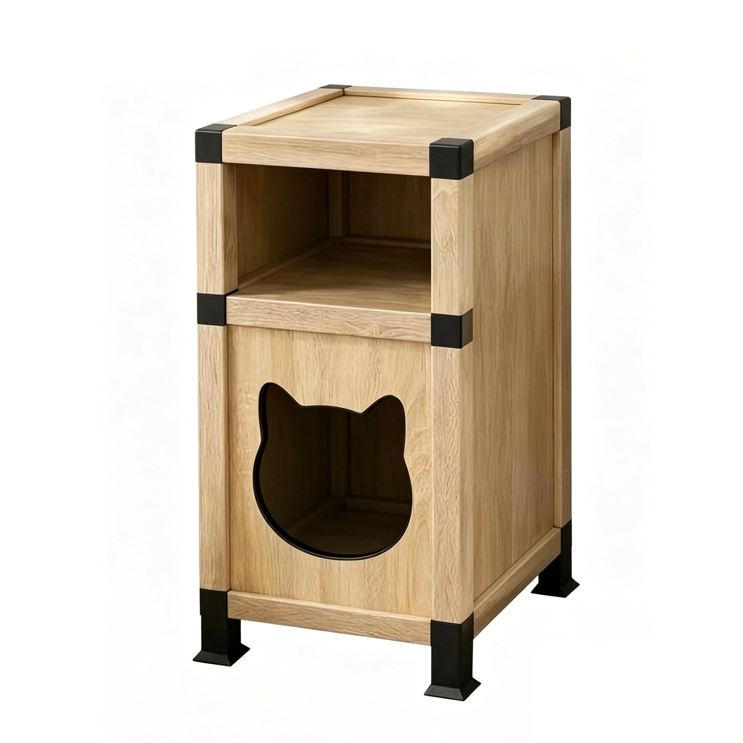 Pre‑order！Cardboard Cat Nightstand End Table