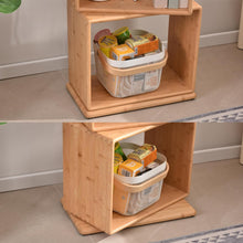 Load image into Gallery viewer, Modern Rotating Bamboo Bookcase-Choose Your Height!
